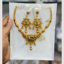 Manisha Jewellery Elegant Pota Stone And Pearl Necklace Set