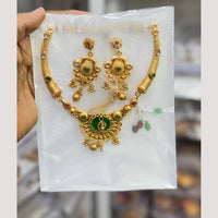 Manisha Jewellery Elegant Pota Stone And Pearl Necklace Set
