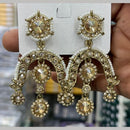 Manisha Jewellery Designer Crystal Stone And Pearl Danglers Earrings