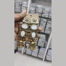 Manisha Jewellery Royal Ethnic Pota Stone And Ghungroo Jhumki Earrings