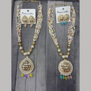 Manisha Jewellery Heritage Kundan Stone And Pearl Meenakari Necklace Set