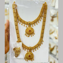 Manisha Jewellery Luxury Pota Stone And Pearl Double Necklace Set