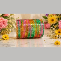 Manisha Jewellery Classic Austrian Stone Glass Bangles Set for Women