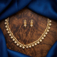 Manisha Jewellery Royal Austrian Stone Designer Necklace Set