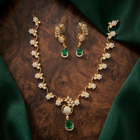 Manisha Jewellery Royal Austrian Stone Designer Necklace Set
