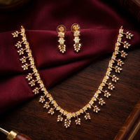 Manisha Jewellery Royal Austrian Stone Designer Necklace Set