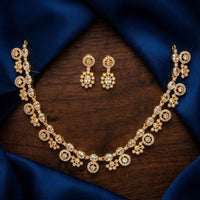 Manisha Jewellery Royal Austrian Stone Designer Necklace Set