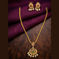 Manisha Jewellery Royal Pota Stone And Pearl Designer Necklace Set