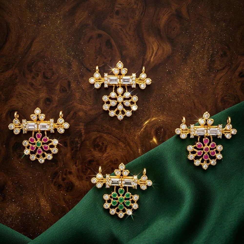 Manisha Jewellery Premium Designer American Diamond Pendant