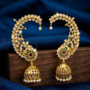Manisha Jewellery Designer Crystal Stone Dangler Earrings with Matching Maangtikka