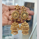 Manisha Gold Plated  Kan Chain Jhumki Earrings