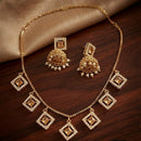 Manisha Gold Plated CrystalStone Necklace Set