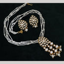 Manisha Gold Plated Kundan And Pota Stone Necklace Set