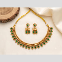 Manisha Jewellery Designer Pota Stone Necklace Set for Modern Women