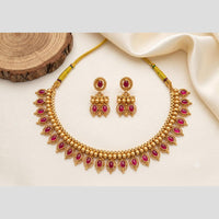 Manisha Jewellery Designer Pota Stone Necklace Set for Modern Women