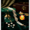 Manisha Jewellery Premium Crystal Stone Adjustable Bracelet