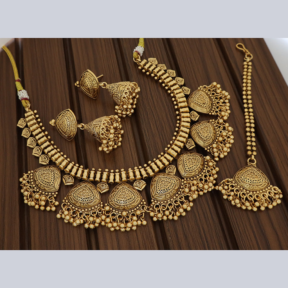 Manisha Jewellery Grand Pearl Necklace Set 