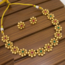 Manisha Jewellery Designer Pota Stone Necklace Set for Modern Women