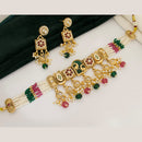 Manisha Jewellery Designer Pota Stone And Beads Choker Necklace Set