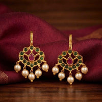 Manisha Jewellery Maharashtrian Traditional Press Bugadi Clip On Earrings Ear Cuff for Women And Girls