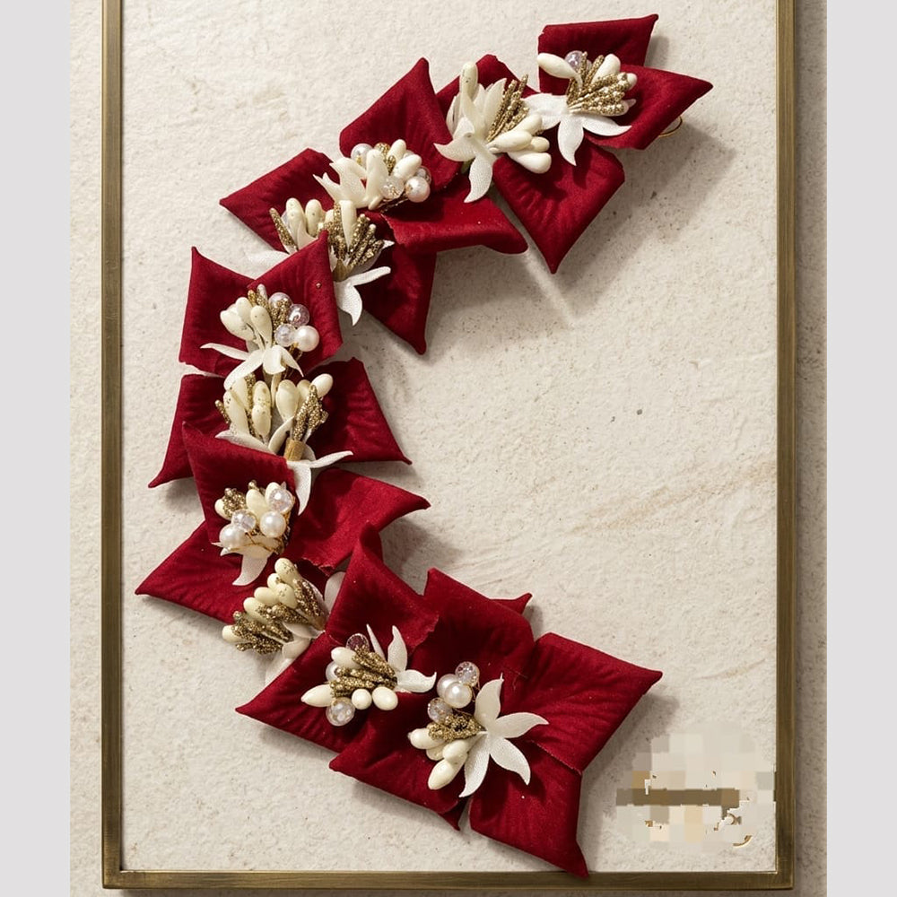 Manisha Jewellery Designer Artificial Floral Hair Accessories For Women 
