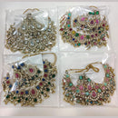 Manisha Jewellery Classic Pota Stone And Beads Choker Necklace Set