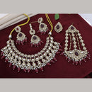Manisha Jewellery Graceful Kundan Stone And Beads Necklace Set