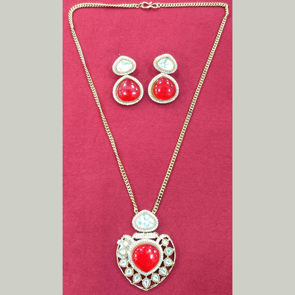 Manisha Jewellery Graceful Polki Kundan Stone Necklace Set