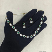 Manisha Jewellery Graceful Polki Kundan Stone Necklace Set