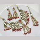 Manisha Jewellery Classic Pota Stone And Pearl Necklace Set