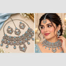 Manisha Jewellery Designer Crystal Stone And Austrian Stone Necklace Set