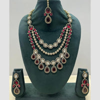 Manisha Jewellery Designer American Diamond Necklace Set for Women  