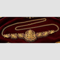 Manisha Jewellery South Indian Pota Stone Pearl Antique Temple Kamarband