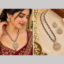 Manisha Jewellery Royal Crystal Stone And Pearl Necklace Set