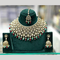 Manisha Jewellery Elegant Polki Kundan Stone And Pearl Choker Necklace Set for Women