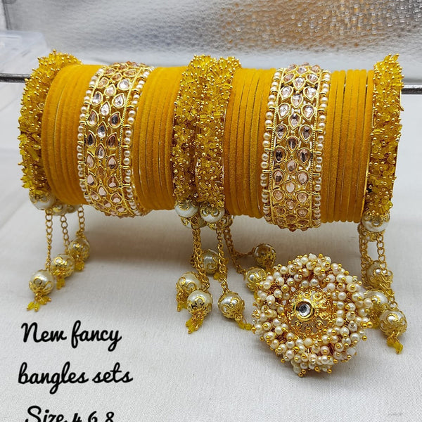 Bangles yellow on sale