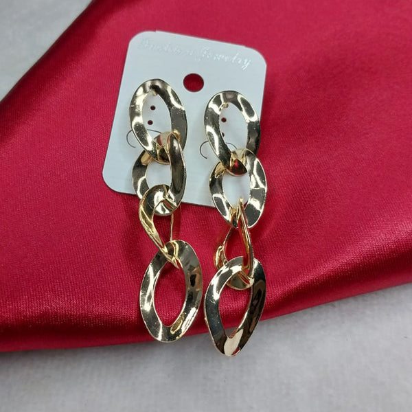 Lucentarts Jewellery Gold Plated Dangler Earrings