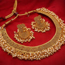 Lucentarts Jewellery Gold Plated Pearls Necklace Set