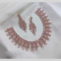 Lucentarts Jewellery American Diamond Necklace Set