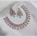 Lucentarts Jewellery American Diamond Necklace Set