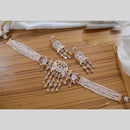 Lucentarts Jewellery Gold Plated Polki Kundan Choker Necklace Set
