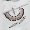 Lucentarts Jewellery Austrian Stone Pearl And Beads Necklace Set