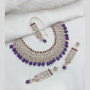 Lucentarts Jewellery Austrian Stone Pearl And Beads Necklace Set