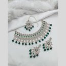 Lucentarts Jewellery Austrian Stone Pearl And Beads Necklace Set