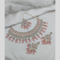Lucentarts Jewellery Austrian Stone Pearl And Beads Necklace Set