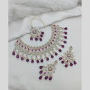 Lucentarts Jewellery Austrian Stone Pearl And Beads Necklace Set