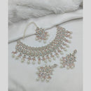 Lucentarts Jewellery Austrian Stone Pearl And Beads Necklace Set