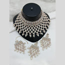 Lucentarts Jewellery Austrian Stone Pearl And Beads Necklace Set