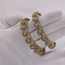 Lucentarts Jewellery Gold Plated Austrian Stone Bangles Set