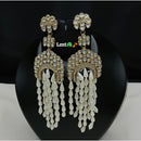 Lucentarts Fashion Earrings with Kundan and Pearl Dangler Earrings 
